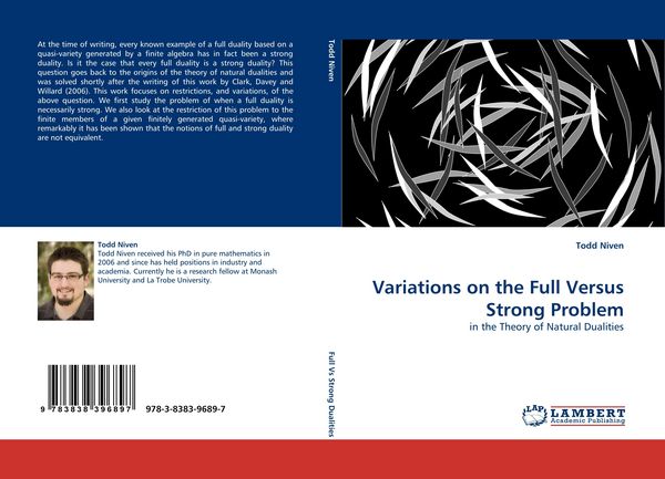 Produktbild: Variations on the Full Versus Strong Problem