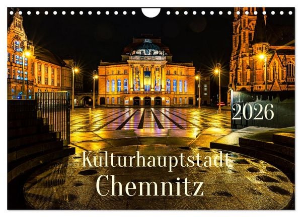 Produktbild: Kulturhauptstadt Chemnitz (Wandkalender 2026 DIN A4 quer), CALVENDO Monatskalender