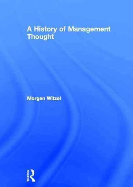 Produktbild: History of Management Thought