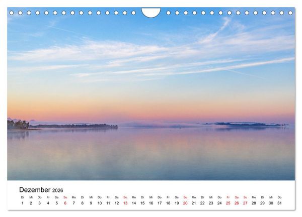 Produktbild: Traumhafter Chiemsee - eine kalendarische Reise (Wandkalender 2026 DIN A4 quer), CALVENDO Monatskalender