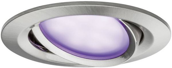 Produktbild: Paulmann 92965 LED-Einbauleuchte 3er Set LED 15.6W Eisen (geb&uuml;rstet)