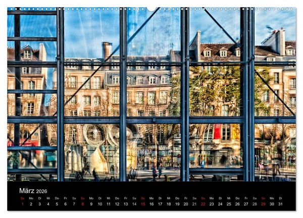 Produktbild: Paris - Impressionen einer Weltstadt (hochwertiger Premium Wandkalender 2026 DIN A2 quer), Kunstdruck in Hochglanz