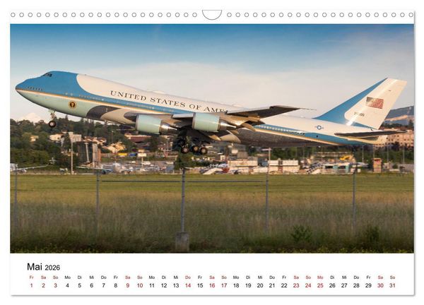 Produktbild: Fliegertr&auml;ume: 12 Monate, 12 Flugzeuge (Wandkalender 2026 DIN A3 quer), CALVENDO Monatskalender