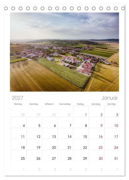Produktbild: Tischplaner 2027 - Das Weinviertel im wundersch&ouml;nen Nieder&ouml;sterreich. (A5 Tischkalender zum Aufstellen) CALVENDO
