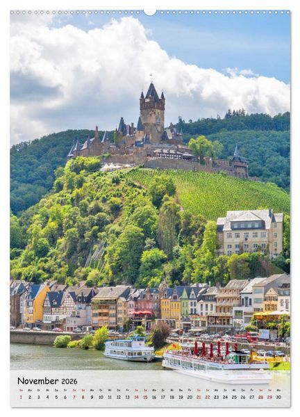 Produktbild: Moselzauber (hochwertiger Premium Wandkalender 2026 DIN A2 hoch), Kunstdruck in Hochglanz