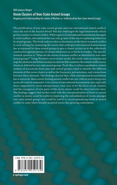 Produktbild: Norm Clusters of Non-State Armed Groups
