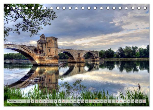 Produktbild: Provence - Magie des Lichtes (Tischkalender 2026 DIN A5 quer), CALVENDO Monatskalender