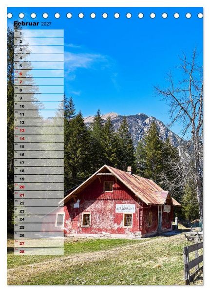 Produktbild: S&uuml;d-Tirol Terminplaner (Tischkalender 2027 DIN A5 hoch), CALVENDO Monatskalender