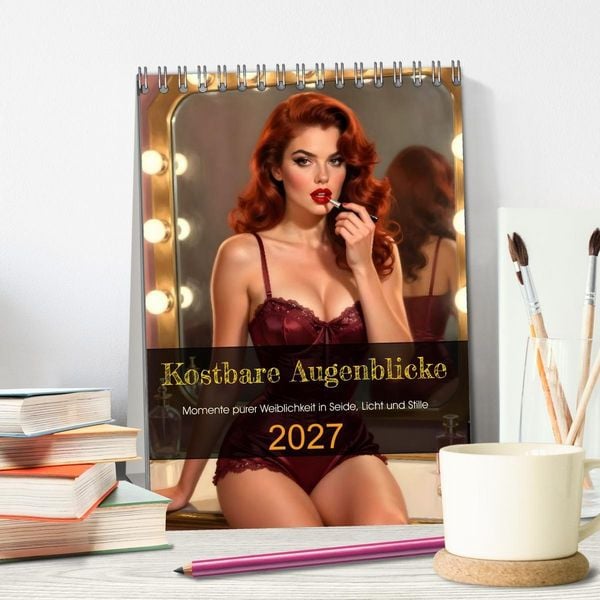 Produktbild: Kostbare Augenblicke (Tischkalender 2027 DIN A5 hoch), CALVENDO Monatskalender