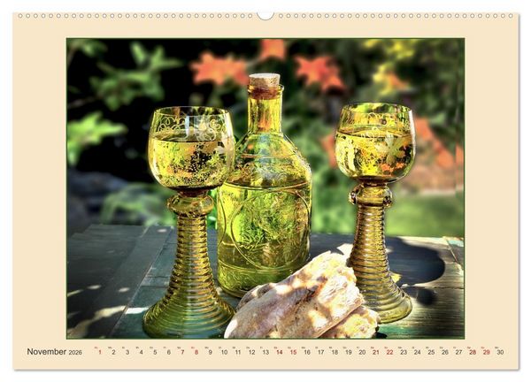 Produktbild: Im Caf&eacute; Nostalgie (Wandkalender 2026 DIN A2 quer), CALVENDO Monatskalender