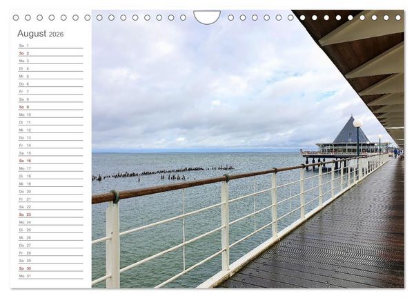 Produktbild: Fehmarn, R&uuml;gen und Usedom - Impressionen von den drei gro&szlig;en Ostseeinseln (Wandkalender 2026 DIN A4 quer), CALVENDO Monatskalender