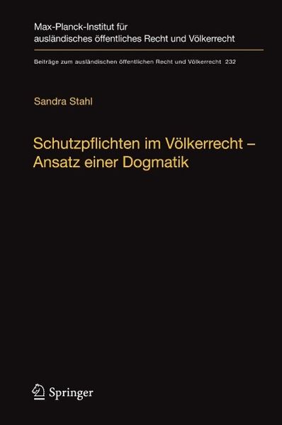 Produktbild: Schutzpflichten im V&ouml;lkerrecht - Ansatz einer Dogmatik