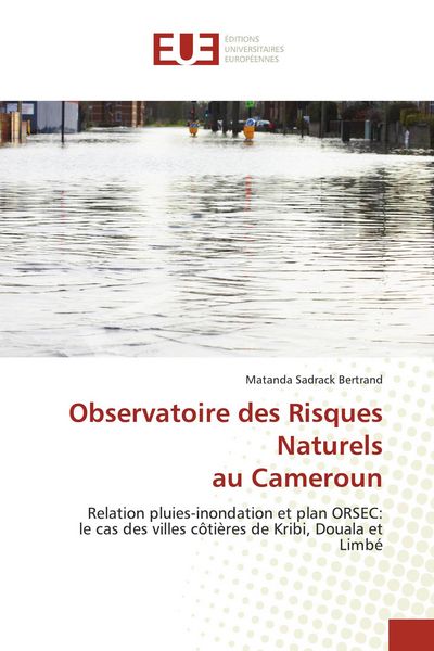 Produktbild: Observatoire des Risques Naturels au Cameroun