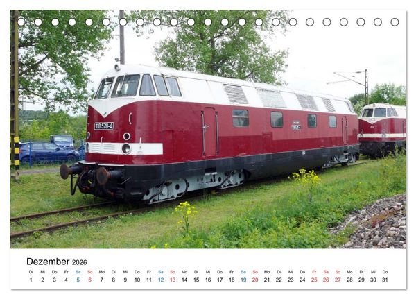 Produktbild: U-Boot trifft Babelsbergerin. Die Baureihen 118 und 119 der Deutschen Reichsbahn (Tischkalender 2026 DIN A5 quer), CALVENDO Monatskalender