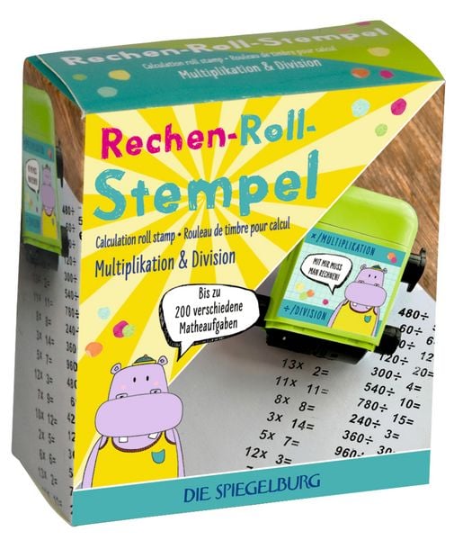 Produktbild: Rechen-Roll-Stempel / Bunte Geschenke
