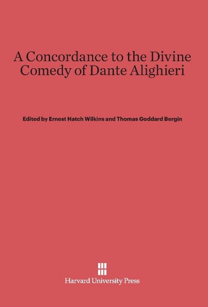 Produktbild: A Concordance to the Divine Comedy of Dante Alighieri