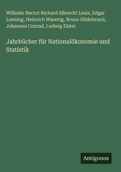 Produktbild: Jahrb&uuml;cher f&uuml;r National&ouml;konomie und Statistik