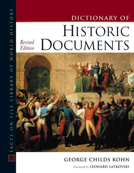 Produktbild: Kohn, G: Dictionary of Historic Documents