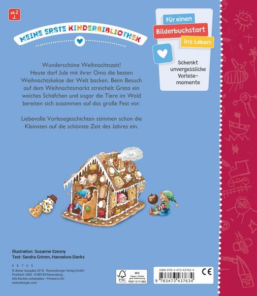 Produktbild: Meine erste Kinderbibliothek - Meine ersten Weihnachts-Geschichten
