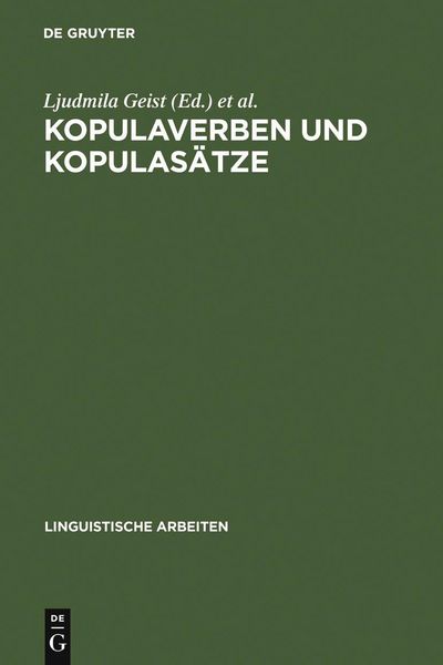 Produktbild: Kopulaverben und Kopulas&auml;tze