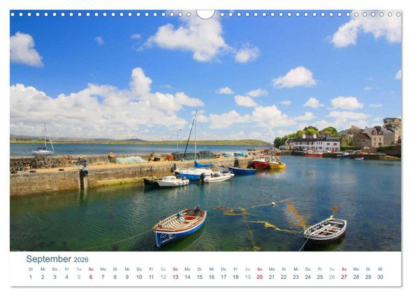 Produktbild: Irland 2026. Impressionen zwischen gr&uuml;nen H&uuml;geln und blauen K&uuml;sten (Wandkalender 2026 DIN A3 quer), CALVENDO Monatskalender
