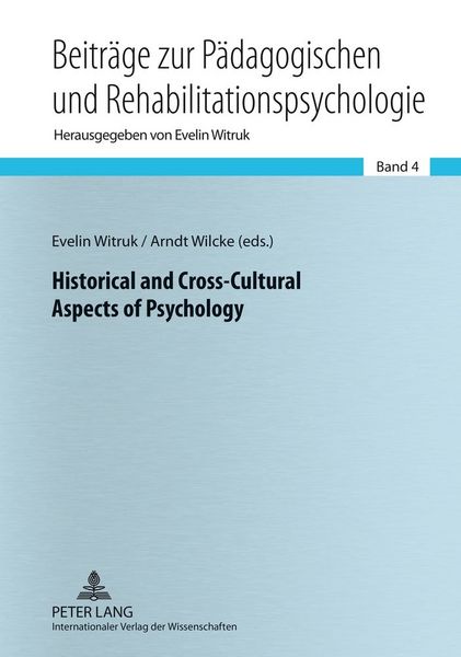 Produktbild: Historical and Cross-Cultural Aspects of Psychology