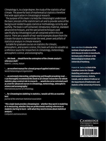 Produktbild: Statistical Analysis in Climate Research