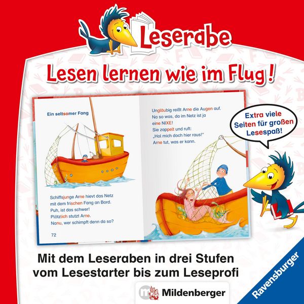 Produktbild: Leserabe Sonderausgaben - Geschichten von Meerm&auml;dchen - Silbe f&uuml;r Silbe lesen lernen