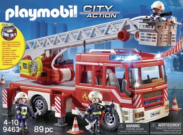 Produktbild: PLAYMOBIL&reg; 9463 City Action Feuerwehr-Leiterfahrzeug