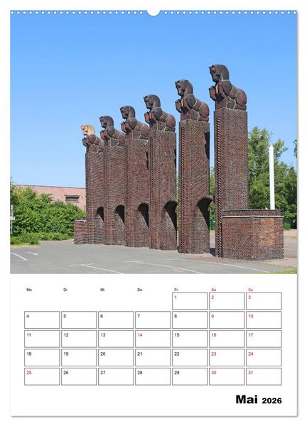 Produktbild: Magdeburger Ansichten (hochwertiger Premium Wandkalender 2026 DIN A2 hoch), Kunstdruck in Hochglanz