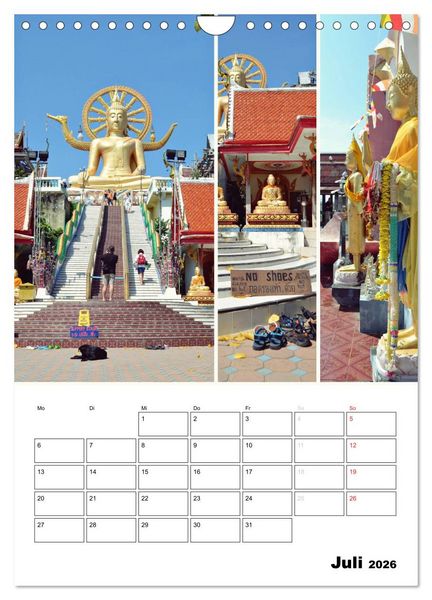 Produktbild: Das bunte Leben in Thailand (Wandkalender 2026 DIN A4 hoch), CALVENDO Monatskalender