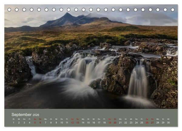 Produktbild: Isle of Skye, die raue schottische Sch&ouml;nheit (Tischkalender 2026 DIN A5 quer), CALVENDO Monatskalender