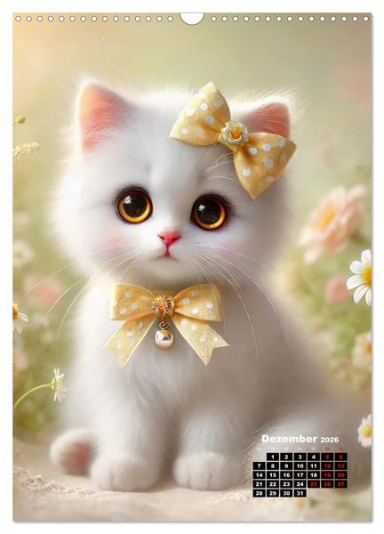 Produktbild: Miau Momente (Wandkalender 2026 DIN A3 hoch), CALVENDO Monatskalender