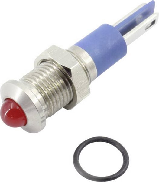 Produktbild: TRU COMPONENTS 1605961 LED-Signalleuchte Rot 24V DC/AC 60 mcd