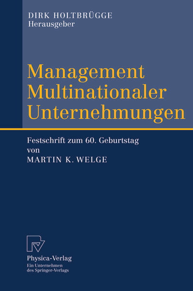 Produktbild: Management Multinationaler Unternehmungen