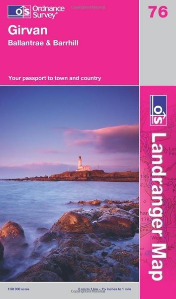 Produktbild: Ordnance Survey: Girvan, Ballantrae & Barrhill 1 : 50 000