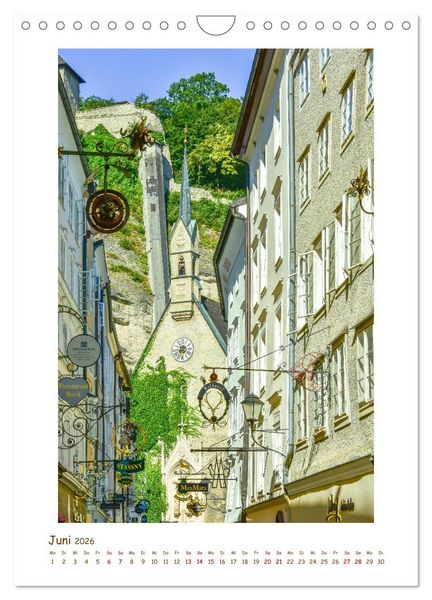 Produktbild: Salzburg - Gesichter einer Stadt (Wandkalender 2026 DIN A4 hoch), CALVENDO Monatskalender