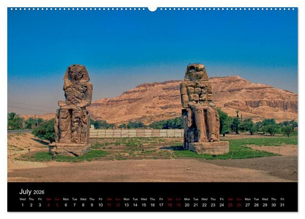 Produktbild: On the trail of the ancient Egypt (High Quality Premium Wall Calendar 2026 DIN A2 landscape),CALVENDO 12 Month Wall Calendar