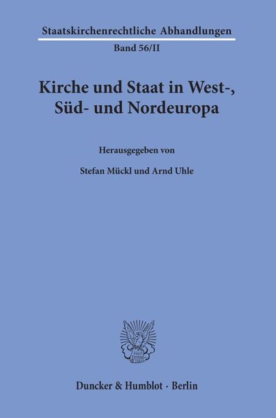 Produktbild: Kirche und Staat in West-, S&uuml;d- und Nordeuropa.