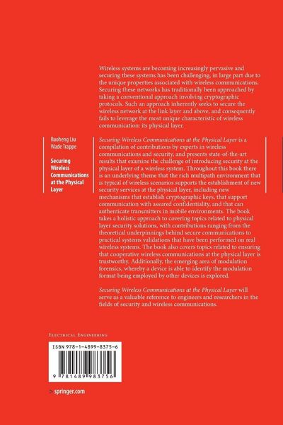 Produktbild: Securing Wireless Communications at the Physical Layer