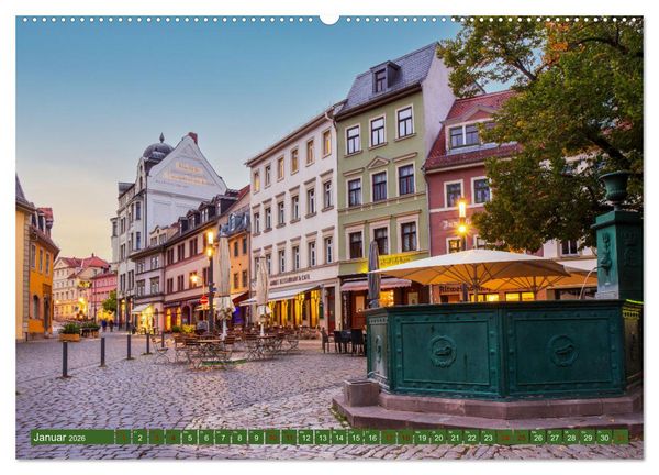 Produktbild: Klassikerstadt Weimar - Reise durch das sch&ouml;ne Th&uuml;ringen (hochwertiger Premium Wandkalender 2026 DIN A2 quer), Kunstdruck in Hochglanz