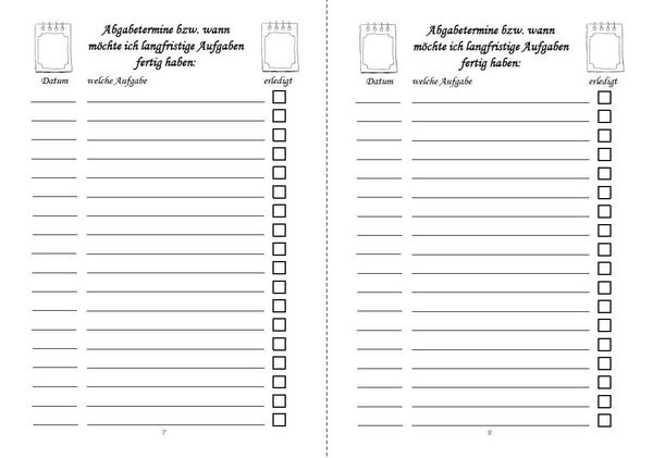 Produktbild: Mein To Do Listen Organizer