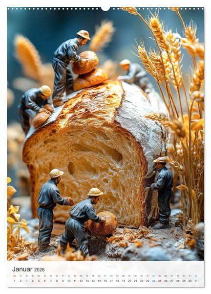 Produktbild: Die kleinen Helfer (hochwertiger Premium Wandkalender 2026 DIN A2 hoch), Kunstdruck in Hochglanz