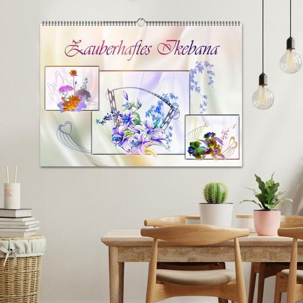 Produktbild: Zauberhaftes Ikebana (Wandkalender 2026 DIN A2 quer), CALVENDO Monatskalender