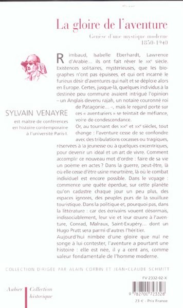 Produktbild: La gloire de l'aventure