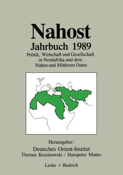 Nahost Jahrbuch 1989, Taschenbuch von Hanspeter Mattes , Thomas Koszinowski, Springer Vs, 9783810015211