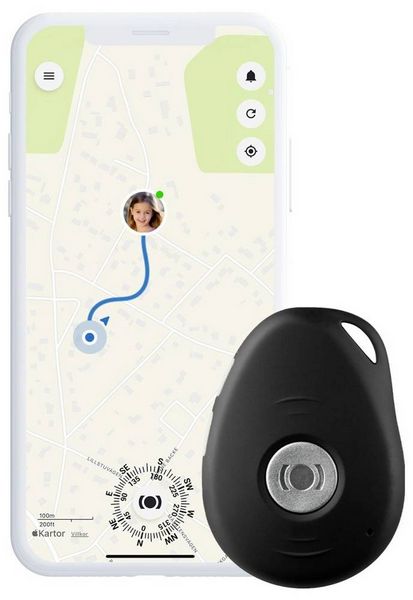 Produktbild: MiniFinder Pico GPS Tracker Live Tracking, Personentracker Schwarz 1St.