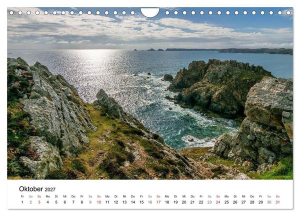 Produktbild: Bretagne &ndash; Die Halbinsel Crozon (Wandkalender 2027 DIN A4 quer), CALVENDO Monatskalender
