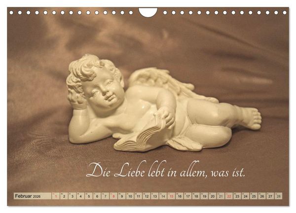 Produktbild: Engel - Die Worte der Liebe (Wandkalender 2026 DIN A4 quer), CALVENDO Monatskalender