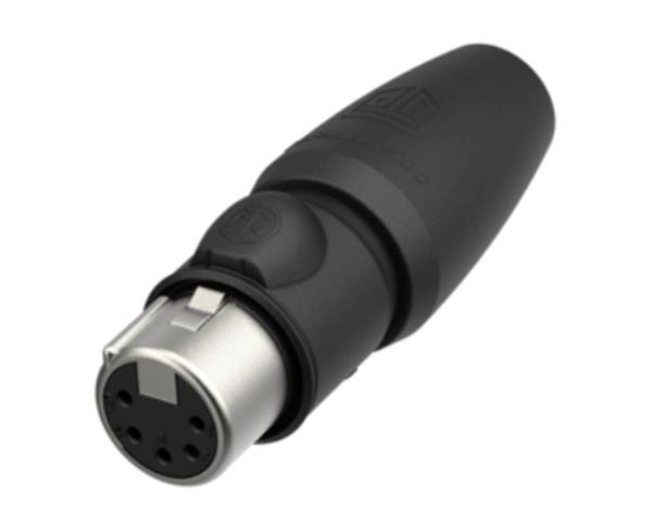 Produktbild: Neutrik NC5FX1-TOP-14 XLR-Steckverbinder Kupplung, gerade Polzahl: 5 Schwarz 1St.